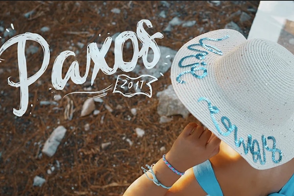 Beautiful video of a summer wedding in Paxos island