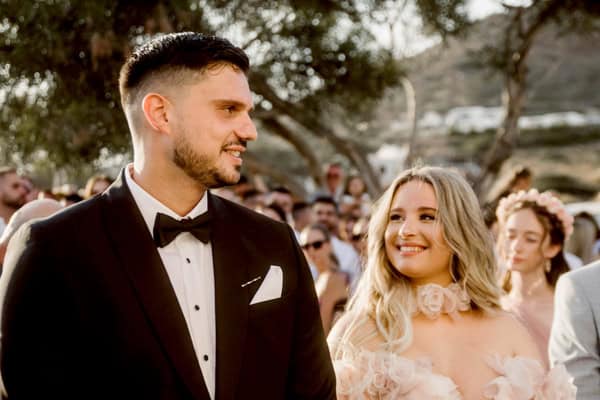 Beautiful wedding in Naxos with romantic orchids | Athanasia & Panagiotis Beautiful wedding in Naxos with romantic orchids | Athanasia & Panagiotis