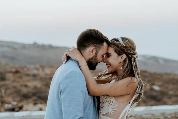 Boho summer wedding in Serifos with coral blooms | Emily & Constantinos Boho summer wedding in Serifos with coral blooms | Emily & Constantinos
