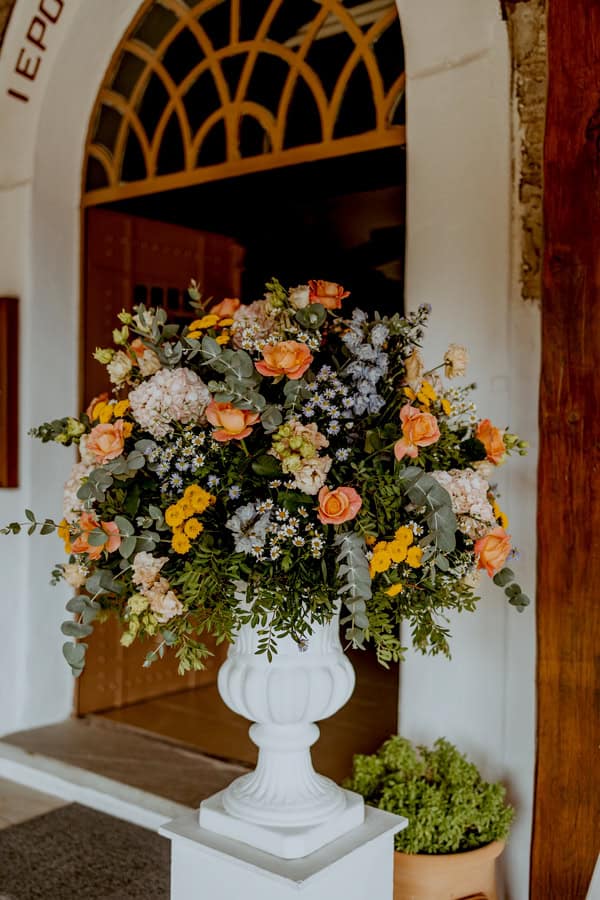 Colorful Summer Destination Wedding Greece