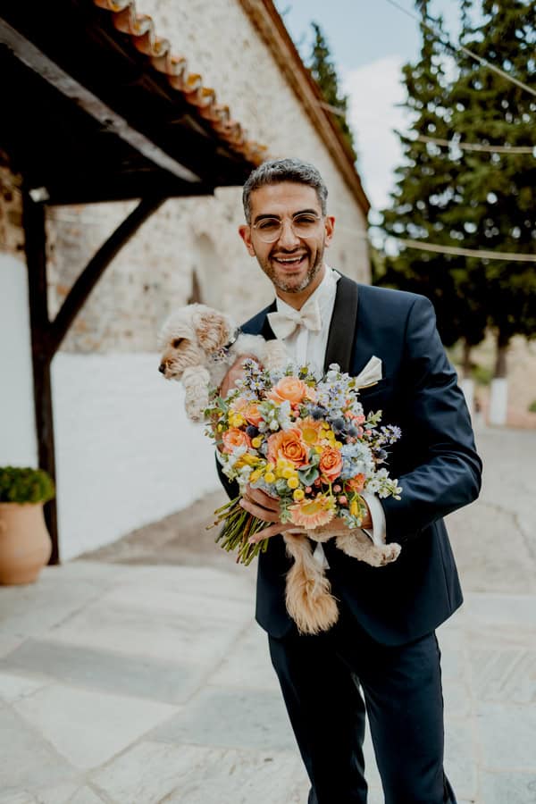 Colorful Summer Destination Wedding Greece