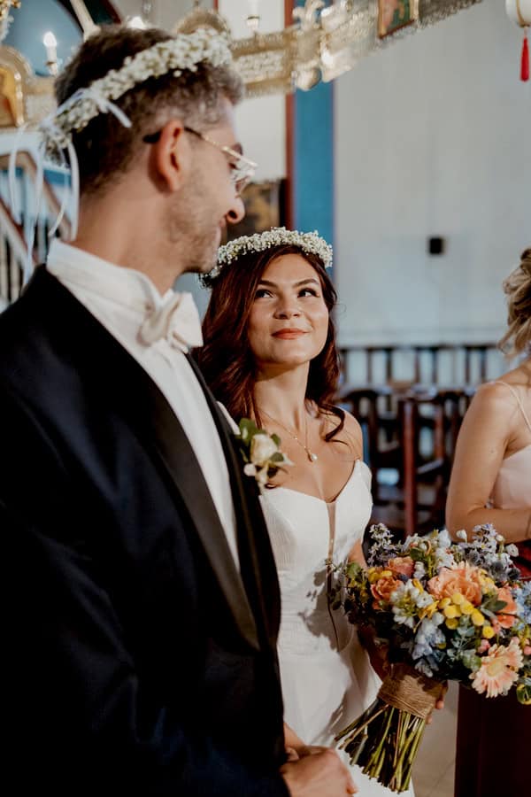 Colorful Summer Destination Wedding Greece