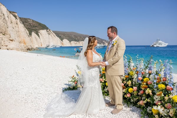 A colorful summer wedding on the shores of Kefalonia | Leslie & Mark A colorful summer wedding on the shores of Kefalonia | Leslie & Mark