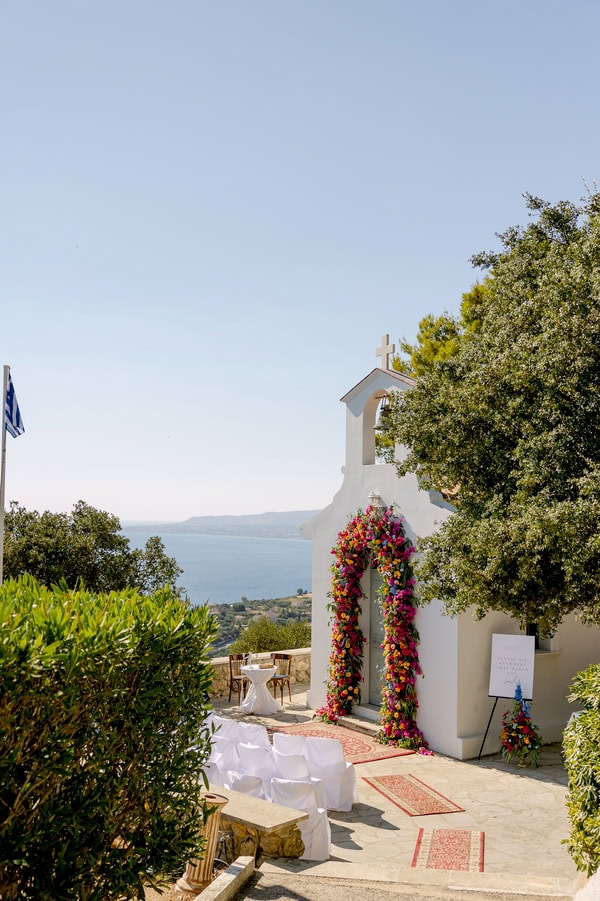 Colorful Wedding Kefalonia Gorgeous Florals