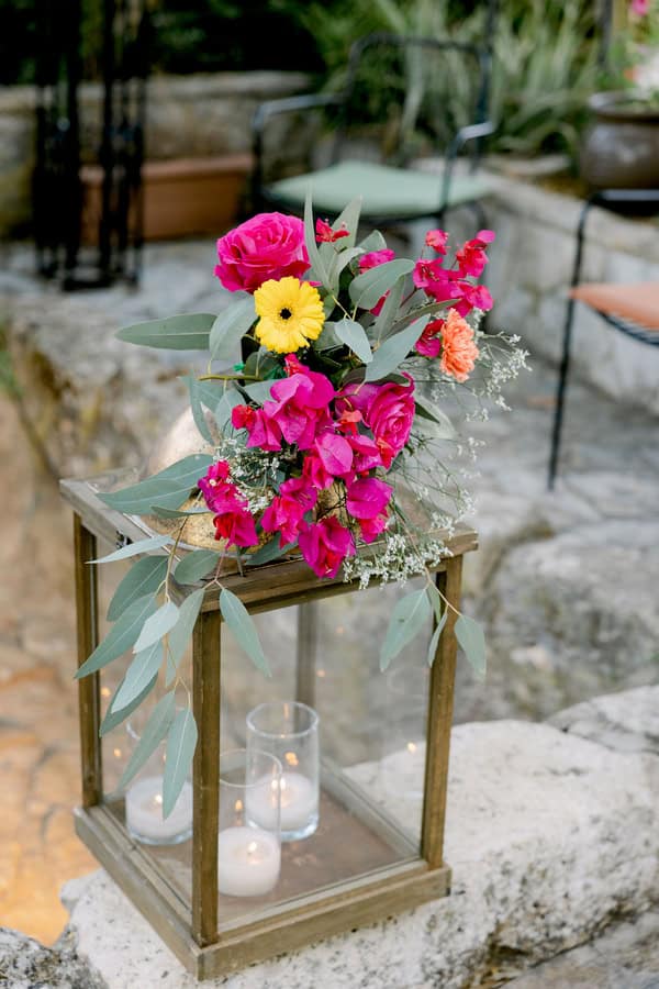 Colorful Wedding Kefalonia Gorgeous Florals