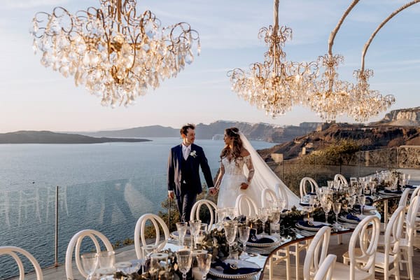 A dreamy Santorini wedding with timeless elegance | Scarleth & Nikolaos A dreamy Santorini wedding with timeless elegance | Scarleth & Nikolaos