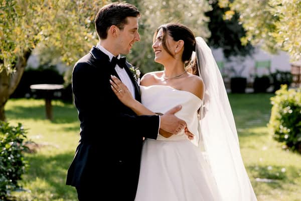 Elegant summer wedding in Chalkidiki with white blooms | Christin & Antonio