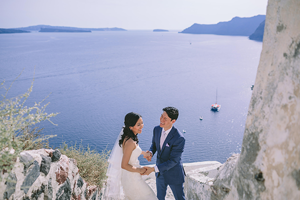 Gorgeous elopement in Santorini | Christine & Olimpio Gorgeous elopement in Santorini | Christine & Olimpio
