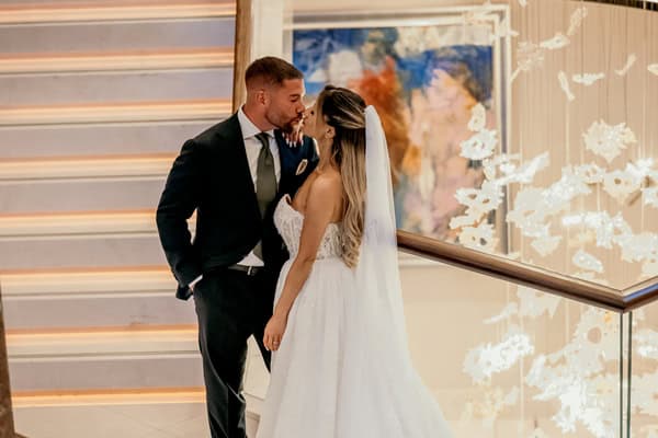 Chic summer wedding at Four Seasons in Limassol | Leah & Tom