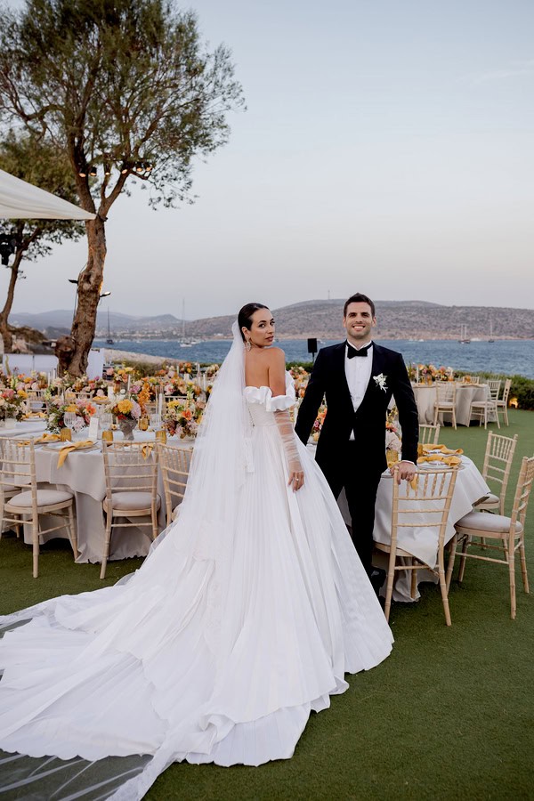Garden Inspired Wedding Athens Riviera With Radiant Colors