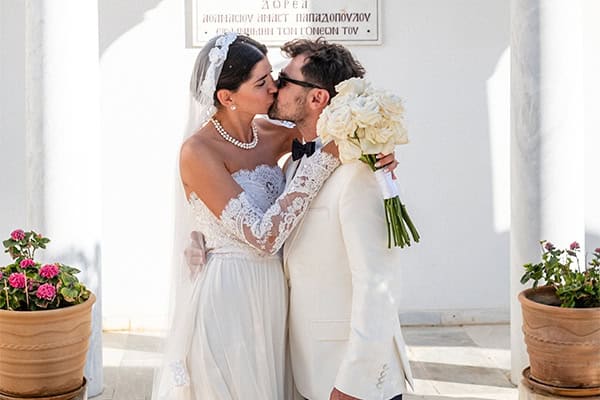 Lovely wedding in Tinos with unique florals | Vaso & Alexandros Lovely wedding in Tinos with unique florals | Vaso & Alexandros