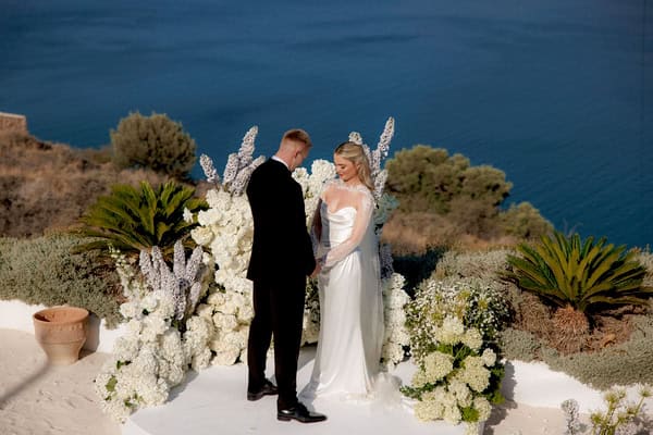 Luxurious Summer Wedding Overlooking The Bay Of Mirabello In Crete