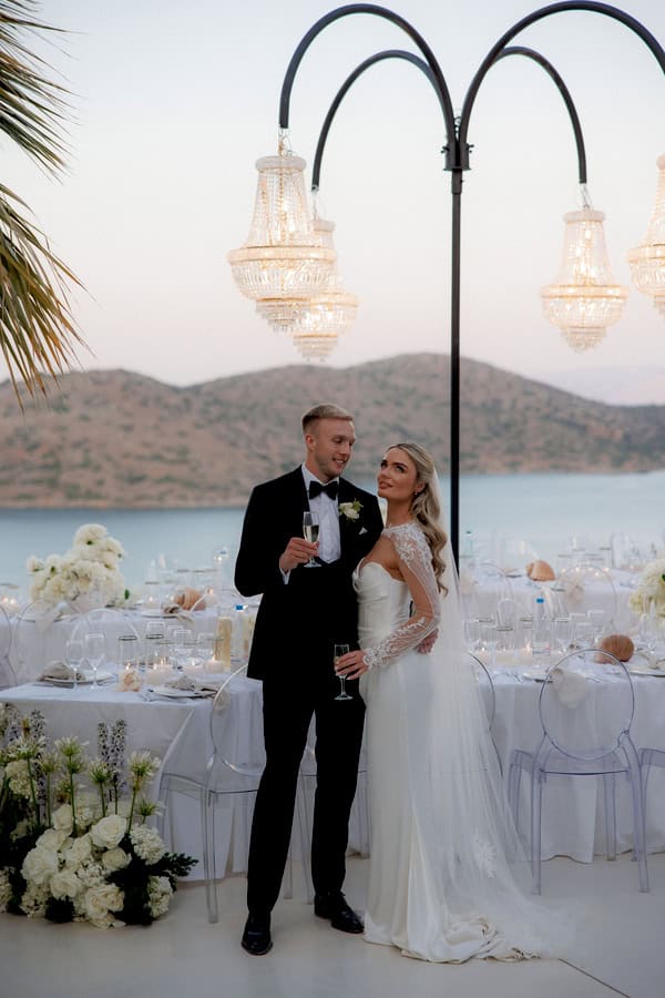 Luxurious Summer Wedding Overlooking The Bay Of Mirabello In Crete