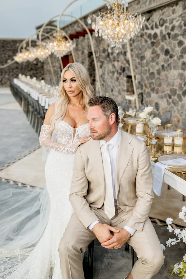 Modern Neutral Toned Wedding With Elegant Details Breathtaking Views