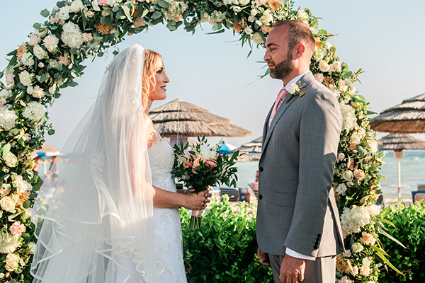 Outdoor summer wedding in Ayia Napa with romantic flowers │ Pasqua & Alexander Outdoor summer wedding in Ayia Napa with romantic flowers │ Pasqua & Alexander