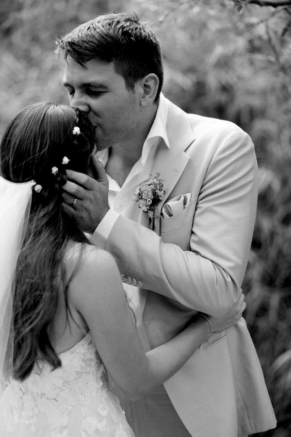 Pastel Colored Wedding Ceremony Stone Bridge Casale Panayiotis