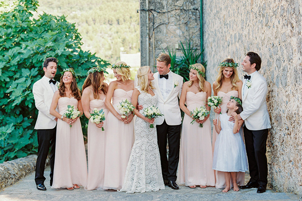 Romantic destination wedding in Spain