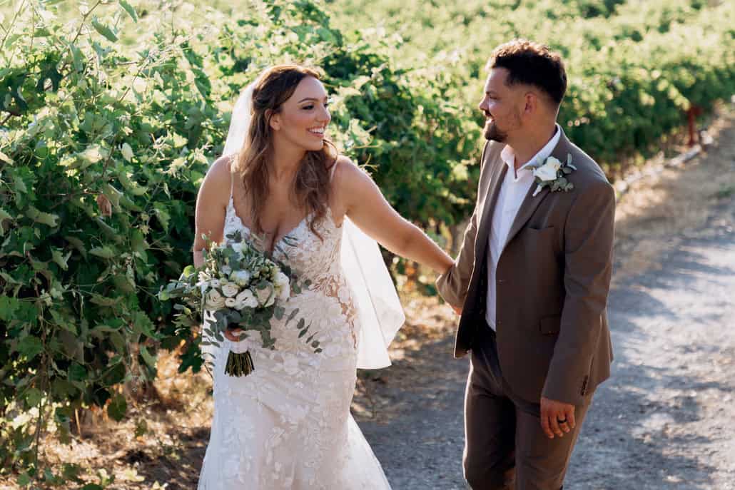 Rustic summer wedding in Crete with the prettiest details | Jessica & Tom