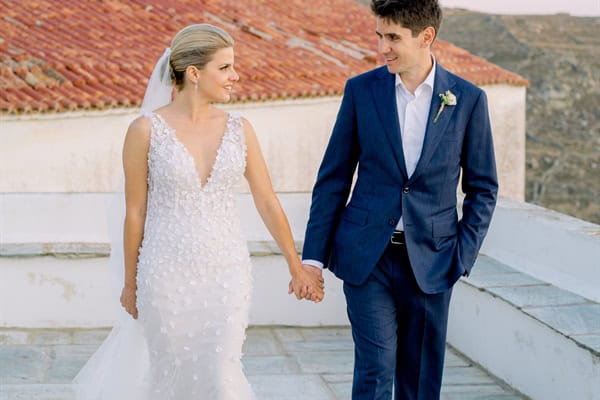 Rustic wedding on Tinos island with the prettiest blue details Rustic wedding on Tinos island with the prettiest blue details