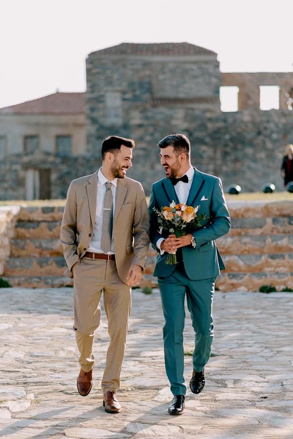 Spring Wedding In Monemvasia Filled With Vibrant Colors