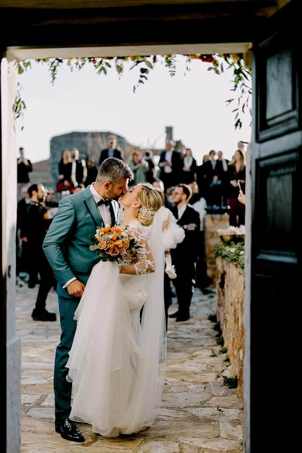 Spring Wedding In Monemvasia Filled With Vibrant Colors