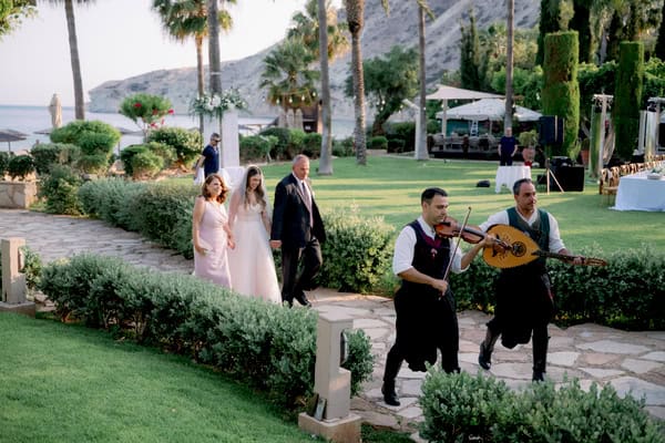 Summer Wedding At Columbia Beach Resort Overlooking Pissouri Bay