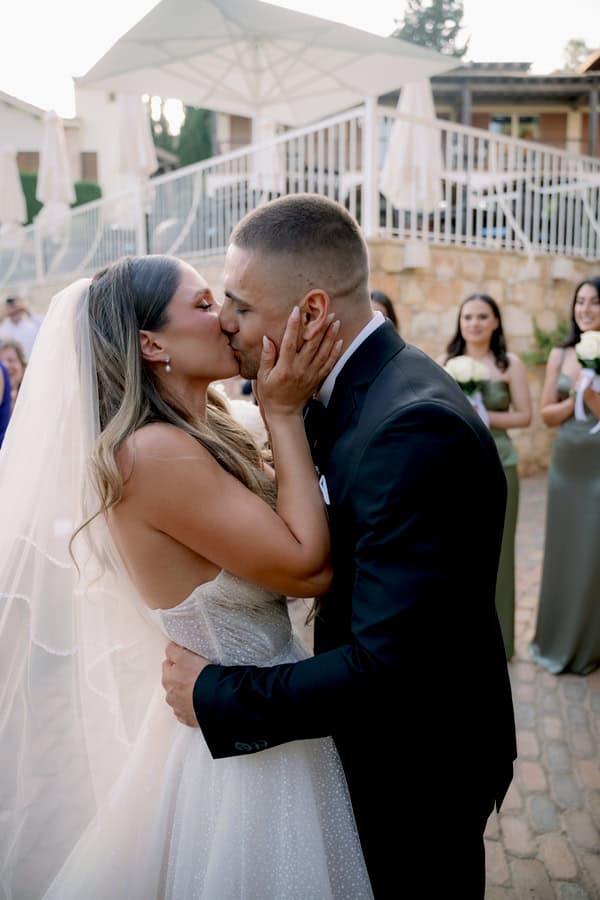 Summer Wedding At Columbia Beach Resort Overlooking Pissouri Bay