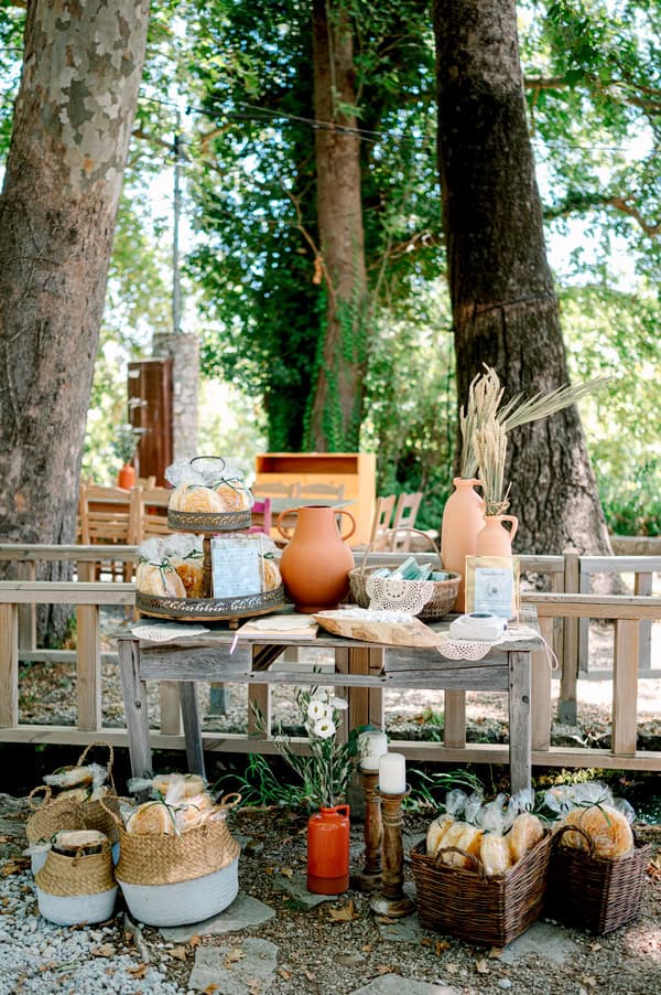 Summer Wedding Chania Chamomile Rustic Details