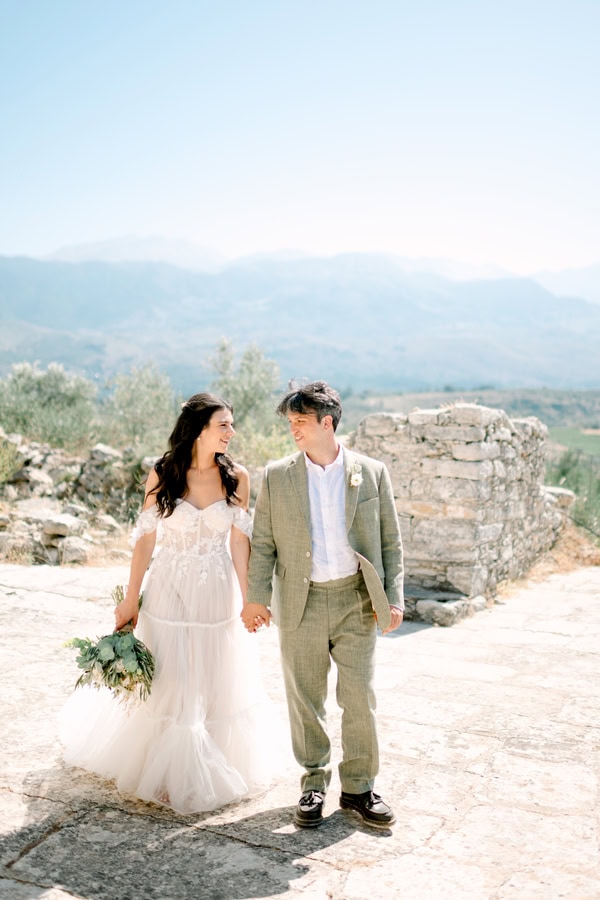 Summer Wedding Chania Chamomile Rustic Details