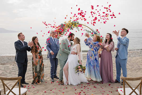 Summer wedding in Crete with vibrant colors and flowers | Jennie & Alex Summer wedding in Crete with vibrant colors and flowers | Jennie & Alex