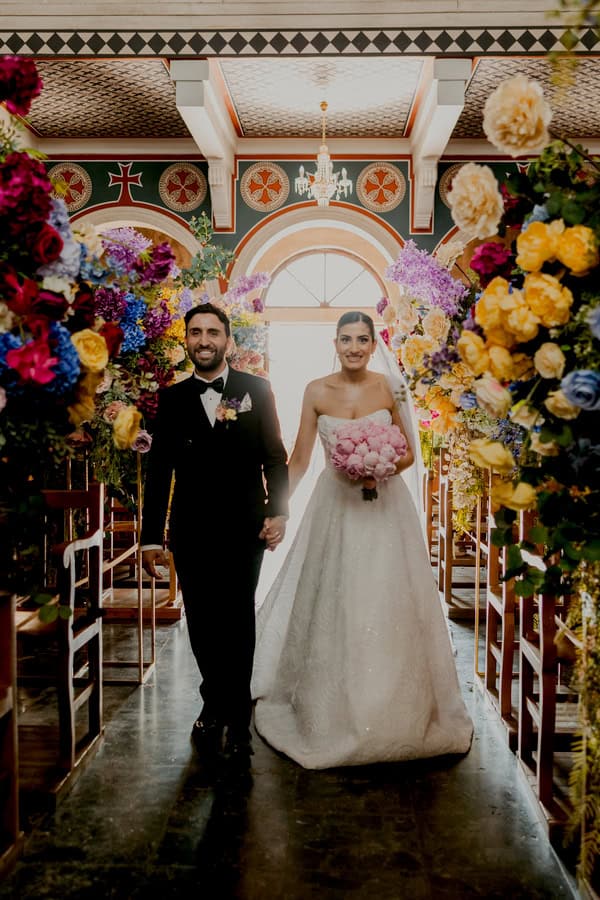 Summer Wedding With Vibrant Flowers