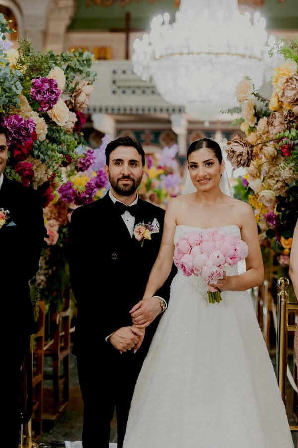 Summer Wedding With Vibrant Flowers