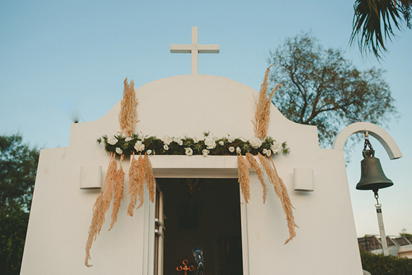 Wedding decoration with Pampas grass