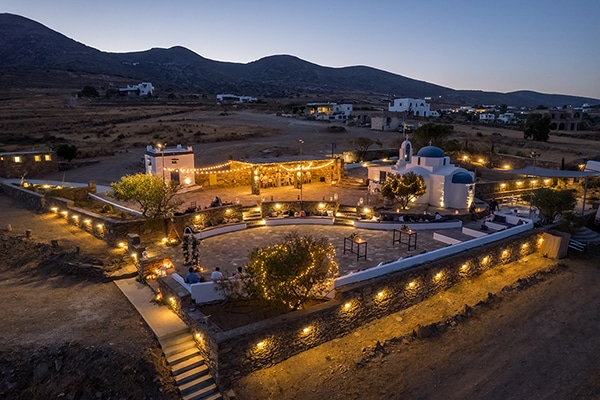 Have a destination wedding in a summer venue with incredible view of the Aegean Sea Have a destination wedding in a summer venue with incredible view of the Aegean Sea