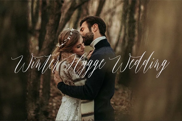 Winter hygge wedding video with cozy vibes Winter hygge wedding video with cozy vibes