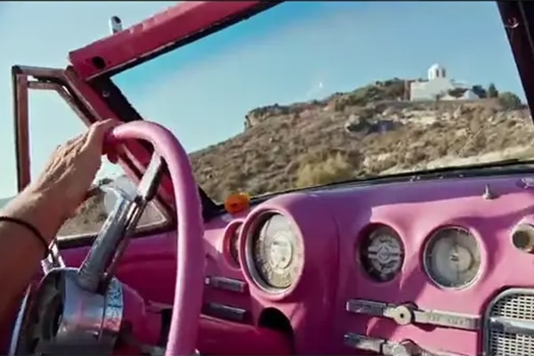 Two creative video versions of a gorgeous wedding in Santorini | Yoan & Ringo